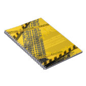 Reifenspurwarnung gelb notizblock (Rechte Seite)