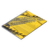 Reifenspurwarnung gelb notizblock (Linke Seite)