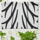 Reifenstruktur Abstraktes Muster Geschirrtuch (Gefaltet)