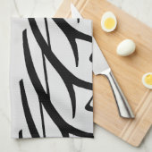 Reifenstruktur Abstraktes Muster Geschirrtuch (Viertel Falte)