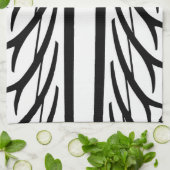 Reifenstruktur Abstraktes Muster Geschirrtuch (Gefaltet)