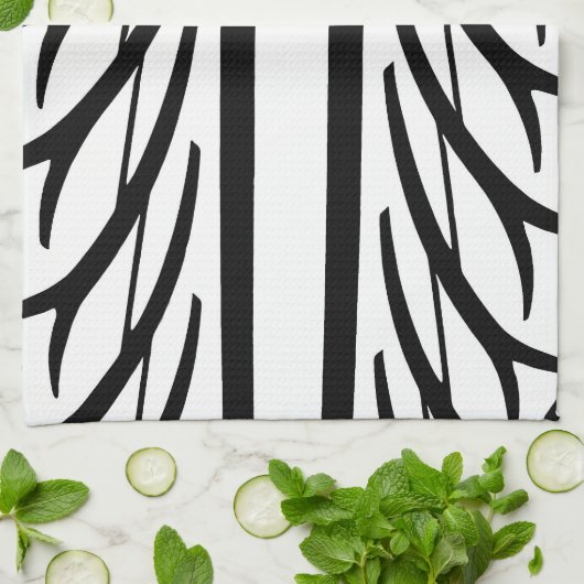 Reifenstruktur Abstraktes Muster Geschirrtuch (Gefaltet)