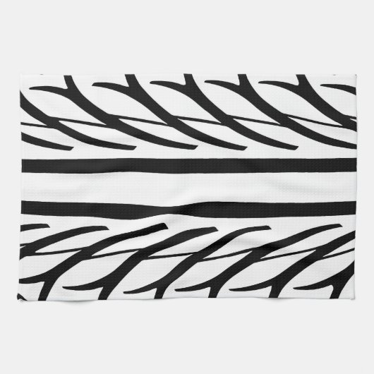 Reifenstruktur Abstraktes Muster Geschirrtuch (Horizontal)