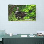 Reifer Männlicher Wildtruthahn - Erntedankfest Banner (Messeveranstaltung)