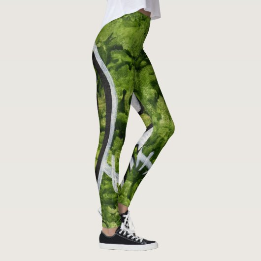Reifer Peter-Schädel-sonderbare wunderliche Leggings (Rechts)