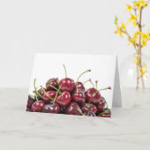 reifer Rotharnstapel auf Weiß Karte (Gelbe Blume)