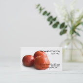 Reiftomate Visitenkarte (Stehend Vorderseite)