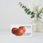 Reiftomate Visitenkarte (Stehend Vorderseite)