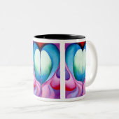 Reihe 1, Nr. 8, Georgia O'Keeffe, Zweifarbige Tasse (VorderseiteRechts)