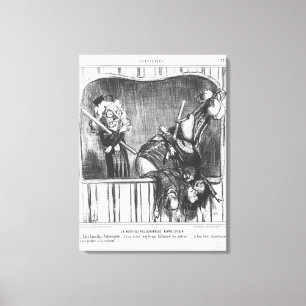 Reihe "Actualites", das neue neapolitanische Leinwanddruck