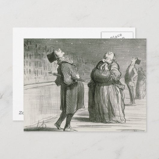 Reihe "Actualites", Pariser Postkarte (Vorne/Hinten)