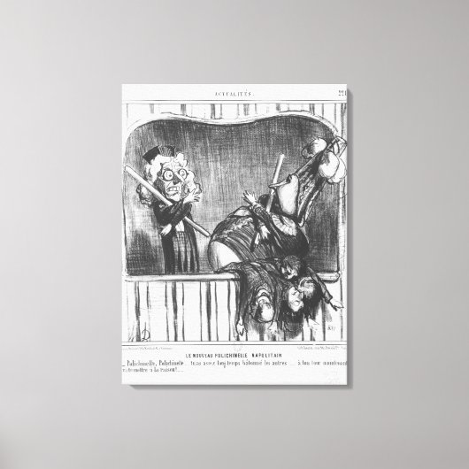 Reihe "Actualites", The new Neapolitan Leinwanddruck (Vorderseite)