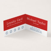 Reihe der Bücher, Buchladen Detaillierte Loyalität Visitenkarten (Innenseite)