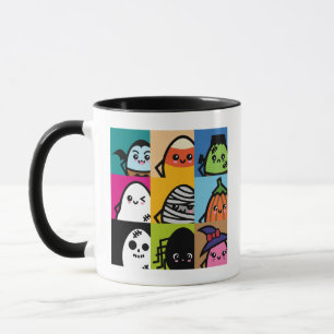 Reihe der grauen Eier - Halloween Name hinzufüge Tasse