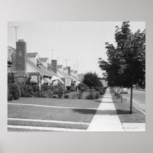 Reihe der Häuser Poster