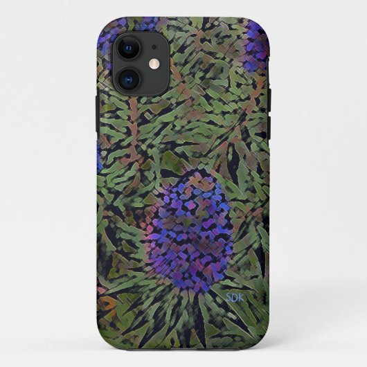 Reihe der Lavendel Case-Mate iPhone Hülle (Rückseite)