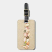 Reihe der Muscheln Gepäckanhänger (Vorderseite vertikal)