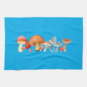 Reihe der Niedlichen Pilzfungi Lover Mykologie Geschirrtuch