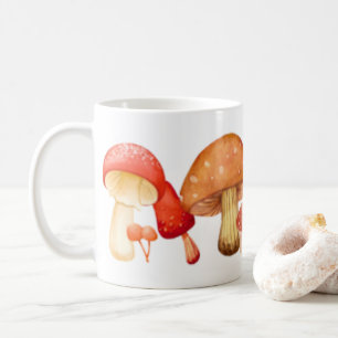 Reihe der Niedlichen Pilzfungi Lover Mykologie Kaffeetasse