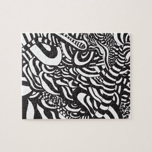 Reihe der OPkunst Puzzle (Horizontal)