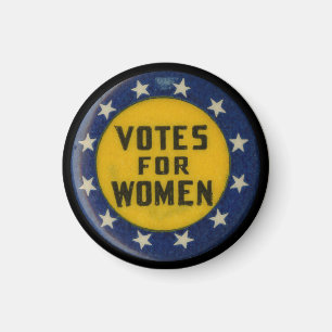 Reihe des sammelbaren Button-Fotos des Suffragette Magnet