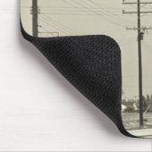 Reihe des Stroms Polen Mousepad (Ecke)