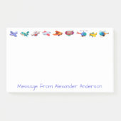 Reihe farbiger Flugzeuge personalisieren Notizen (Vorderseite)