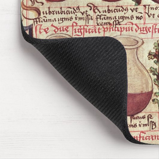 Reihe Flagons für Urinanalyse Mousepad (Ecke)