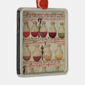 Reihe Flagons für Urinanalyse Silbernes Ornament (Rechts)