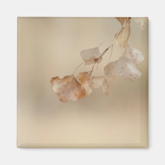 Reihe goldener Blätter Magnet (Vorne)