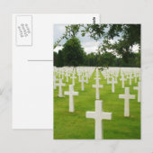 Reihe "Headstones" Arlington National Friedhof Postkarte (Vorne/Hinten)