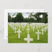 Reihe "Headstones" Arlington National Friedhof Postkarte (Vorne/Hinten)