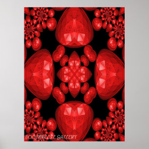 REIHE I DER APHRODITE DER LIEBE-CHARM-RED POSTER