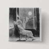 Reihe "Les Bas-Blau", O-Mond Button (Vorderseite)