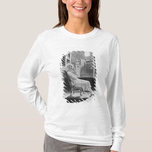 Reihe "Les Bas-Blau", O-Mond T-Shirt (Vorderseite)