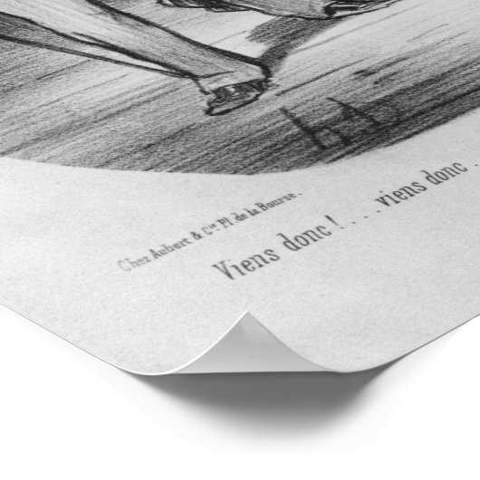 Reihe "Les Bons Bourgeois" Poster (Ecke)