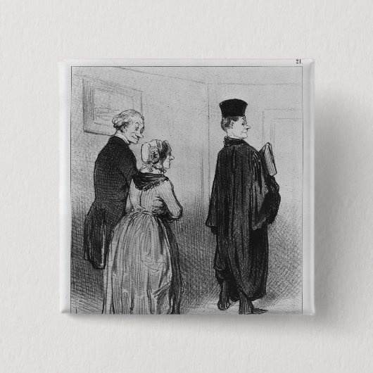 Reihe 'Les Bons-Bürger Button (Vorderseite)