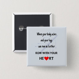 Reihe mit Ihrer Herzmotivation Button