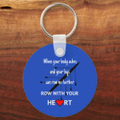 Reihe mit motivierend Herzen Schlüsselanhänger (Vorderseite)