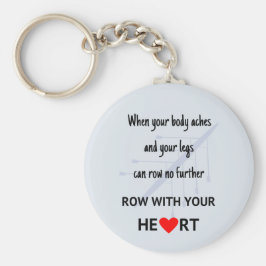 Reihe mit motivierend Herzen Schlüsselanhänger