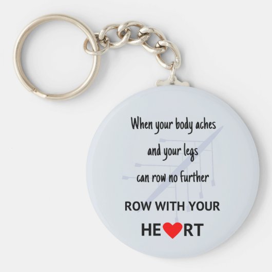 Reihe mit motivierend Herzen Schlüsselanhänger (Vorne)