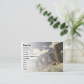 Reihe o Fäuste Visitenkarte (Stehend Vorderseite)