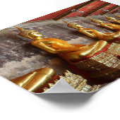 Reihe thailändischer Buddha-Bilder Poster (Ecke)