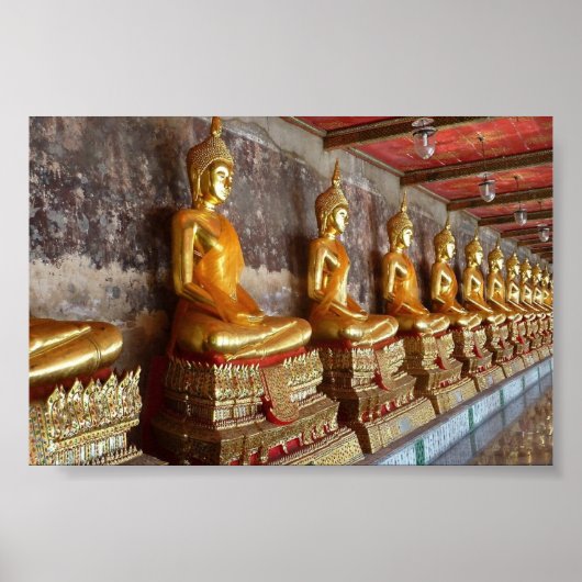 Reihe thailändischer Buddha-Bilder Poster (Vorne)