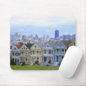 Reihe viktorianischer Häuser Mousepad (Mit Mouse)