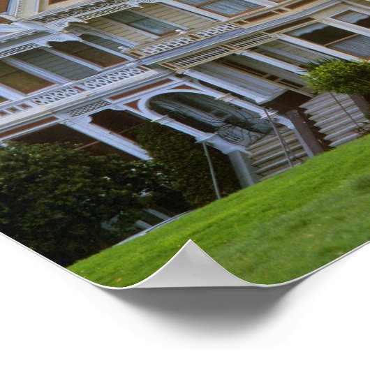 Reihe Viktorianischer Zuhause Poster (Ecke)