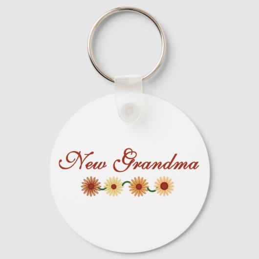 Reihe von Blume New Oma Schlüsselanhänger (Vorderseite)