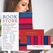 Reihe von Büchern, Buchladungen Flyer