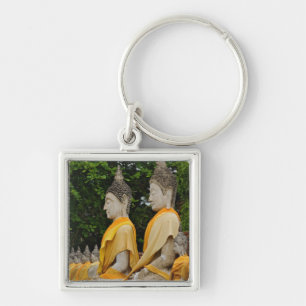 Reihe von Buddhasstatuen, Wat Yai Chaya Mongkol Schlüsselanhänger