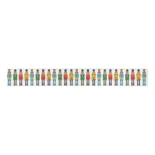 Reihe von farbenfrohen, modernen Weihnachtsnachtsn Ripsband (Vorderseite)